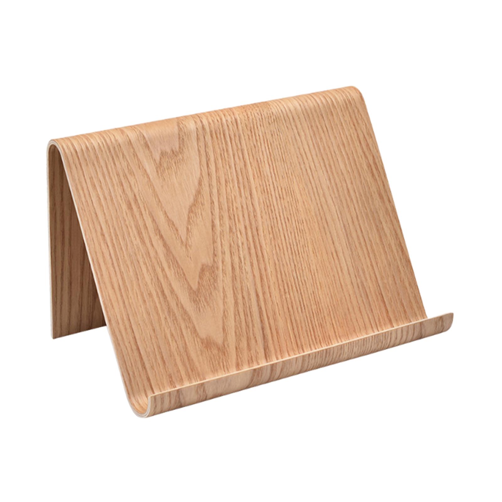 Phone Stand Dock Laptop Holder Mount Crafted from Wood for Desk Reading Suitable for Men Women