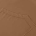 thumbnail image 5 of WTOBBY Men's Quarter Zip Collared Sweatshirt, Casual Long Sleeve Pullover with Pockets, Athletic Workwear Style Comfort,Light Brown 3XL, 5 of 7