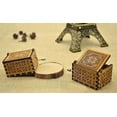 thumbnail image 2 of The Godfather Wood Music Box - 18 Note Mechanism Antique Laser Engraved Musical Box Hand Crank Musical Box, 2 of 4