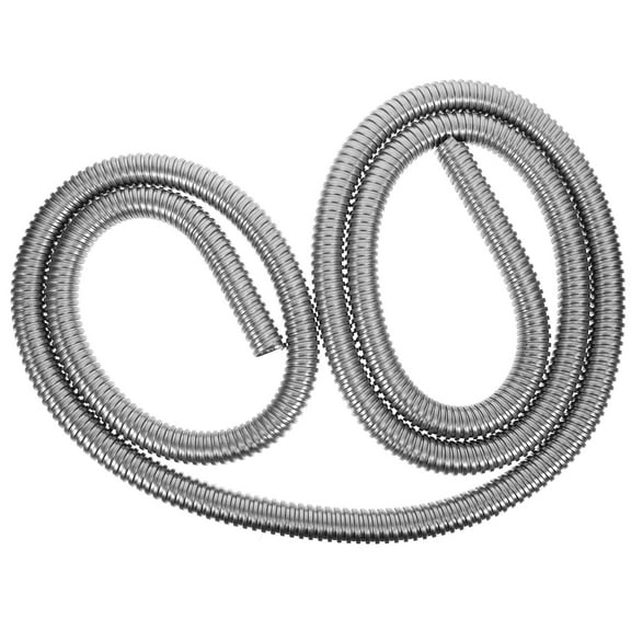 HOOWIFFY Metal Cable Cover 300cm x 20mm Silver Spiral Shape for Construction Use 1 Set