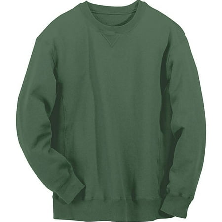 Hanes - Big Men's Vintage Fleece Crew Sweatshirt