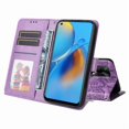 thumbnail image 2 of Funda tipo cartera GANGXUN para OPPO A74 4G , diseño girasol, cuero PU, soporte, cierre magnético, tarjetero, 2 of 5