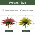 thumbnail image 2 of Plantas artificiales de agave Ttranewsoo, grandes, resistentes a los rayos UV, paquete de 2, 2 of 9