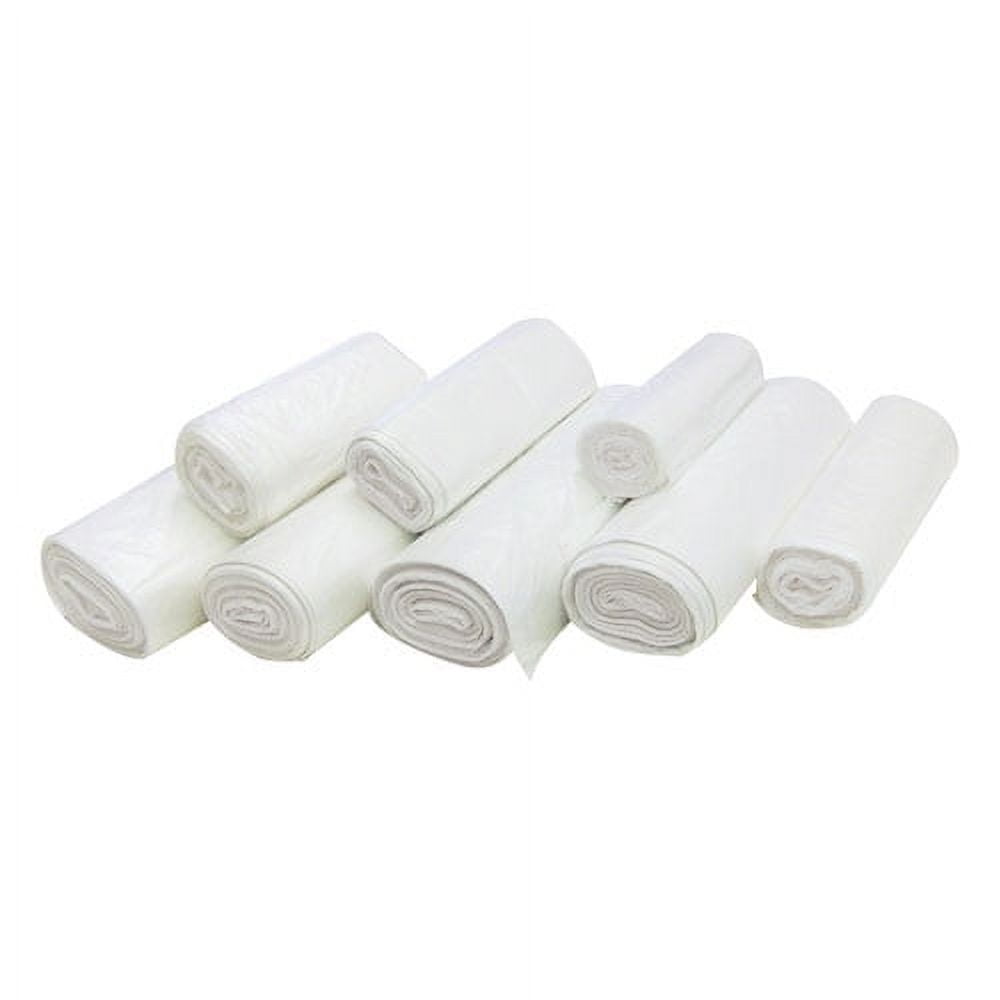 Inteplast Group High-Density Trash Bag, 20 x 22, 7-Gallon, 6 Micron, Clear, 50/Roll