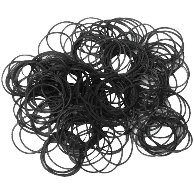 Ligas negras 100 piezas FlexiBlack VentDepot MXFGB-009 25 Paquete 100 PiezasNegro