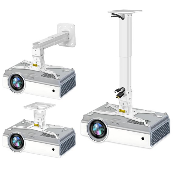 Soporte para proyector de techo 2-Be-Best Drop Heavy Duty, 20 kg, blanco