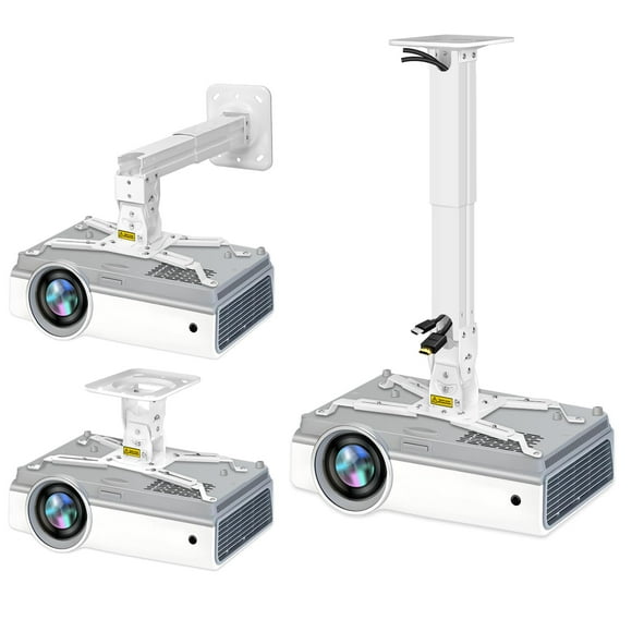 Soporte para proyector de techo 2-Be-Best Drop Heavy Duty, 20 kg, blanco