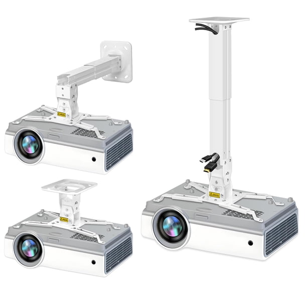 Soporte para proyector de techo 2-Be-Best Drop Heavy Duty, 20 kg, blanco