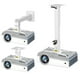 thumbnail image 1 of Soporte para proyector de techo 2-Be-Best Drop Heavy Duty, 20 kg, blanco, 1 of 7