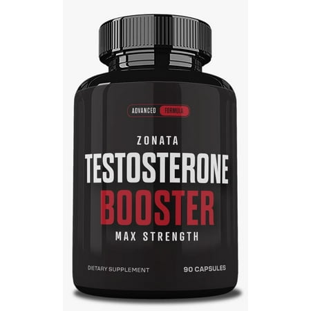 Test Booster Maximum, Testosterone Booster Strength for Men - 90 Capsules