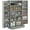 Grey, variant on HOMCOM Kitchen Pantry Storage Cabinet w/ 5-tier Shelving Black