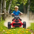 thumbnail image 3 of 12V Kids Ride On ATV Car, MUKIDY  2 Wheeler Motorcycle Electric Vehicle ATV with LED, Music,Ride on Car Toy for Boys and Girls -Red, 3 of 10