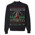 thumbnail image 5 of DHFJKG Men's Santa Pullover Printed Sweatshirt Long Sleeve Crewneck Christmas Holiday Autumn Winter Sports Casual Pullover Casual Tops, 5 of 5