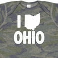 thumbnail image 4 of Inktastic I Love Ohio with State Silhouette Boys or Girls Baby Bodysuit, 4 of 5