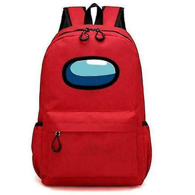 Among Us Game Shoulder Backpack With Chain Bag Travel Rucksack A