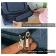 thumbnail image 3 of Dual Compartment Insulated Cooler Bag Waterproof Leakproof Lunch Bag Box with Shoulder Strap for Picnic Beach Travel Work Office, 3 of 8