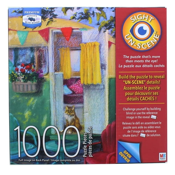 Sight Un-Scene Vintage Camper by David Ames 1000 Piece Jigsaw Puzzle