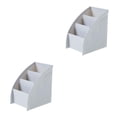 thumbnail image 2 of Ounissouiy Caja de Control remoto de 3 rejillas, estuche de almacenamiento de escritorio para cosméticos, soporte para el hogar, oficina, Type2 NO2, 2 of 6