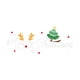 thumbnail image 2 of Puntoco Calcomanía navideña con árbol de Navidad y flores de copo de nieve, adornos navideños para ventanas, adornos de vidrio para ventanas para el hogar y la oficina para las vacaciones navideñas, 2 of 6