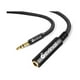 thumbnail image 1 of wonima02 Devinal 1/4" Female to 3.5mm Cable - 1/8" (3.5mm) to 6.35mm Headphone Adapter, 5' (1.5m) Quarter inch Female to Mini-Jack TRS Male Plug Cord Converter, 1 of 1