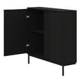 thumbnail image 5 of Nexera Slim 2-Door Storage Console, Black, 5 of 9