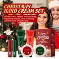 FSTDelivery Deals Up to 50% Off! Holiday Lip Balm Set with Hand Cream, Moisturizing Hand Lotion Gift Set Xmas Stocking Stuffers Christmas Gifts for Women