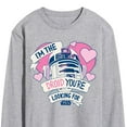thumbnail image 3 of Star Wars - Valentine Droid You're Looking For - Men's Long Sleeve Graphic T-Shirt, 3 of 5