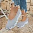 thumbnail image 3 of Mepaouo Women's Mesh Flats Shoes Casual Slip on Walking Loafers Memory Foam Driving Running Sneakers, 3 of 9