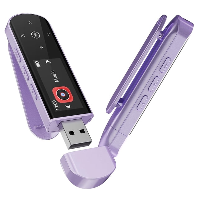 Reproductor MP3 RUIZU 128 GB USB con Bluetooth 5.3, radio FM, grabadora de voz