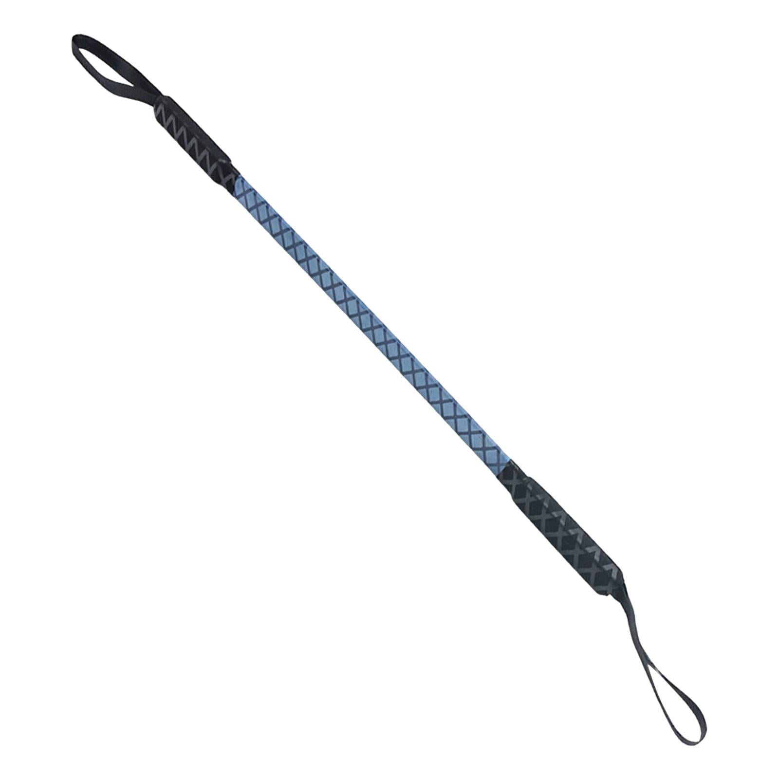 Spring Power Bar Upper Body Exerciser Chest Resistance Bar Trainer Fitness Workout Equipment Heavy Duty for Women Men 50kg Blue 70cm