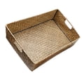 thumbnail image 2 of Nvzi Cesta de almacenamiento Cestas Contenedores tejidos Cesta organizadora de mimbre Caja rectangular Contenedor de algas marinas, 2 of 4