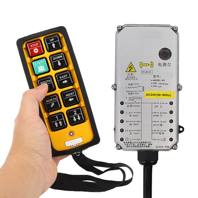 Controlador De Polipasto, Control Remoto Industrial Estable Antiinterferencias, Para Transportadores De Grúas Fugacal CC24V
