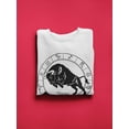 thumbnail image 3 of Zodiac Sign Taurus Sweatshirt Men -Image by Shutterstock, Male XX-Large, 3 of 4