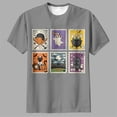 thumbnail image 5 of T-shirt à Manches Courtes pour Homme avec Graphique de Baseball d'Halloween, Col Rond Décontracté, Tee pour l'Été, Activités Intérieures et Extérieures, Tissu Confortable et Extensible, 5 of 5