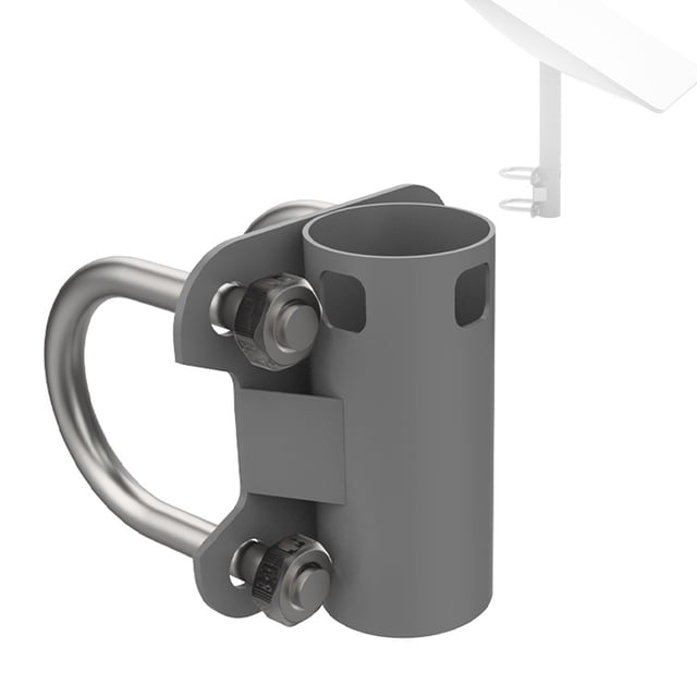 Support Universel de Serrage 30-50mm en Acier Inoxydable pour Antenne V2 pour RVs Yachts Rampes etc.