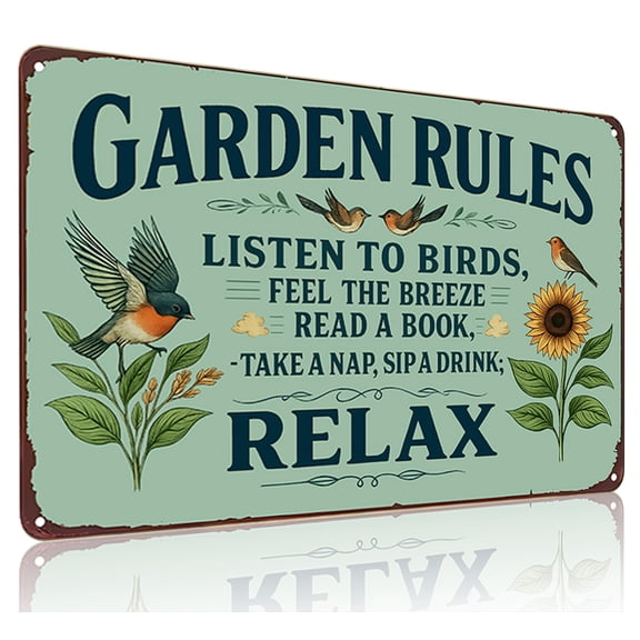 I Really Need All These Plants Funny Garden Sign 8x12, Vintage Metal Tin Sign for Patio Porch Yard She Shed Decor