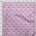thumbnail image 4 of oneOone Cotton Cambric Pastel Purple Fabric Abstract Floral Quilting Supplies Print Sewing Fabric By The Yard 42 Inch Wide, 4 of 4