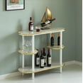 thumbnail image 4 of Set of 2 Pieces, Bartender Serving Display Station, Bar Console Working Counter with Open Shelves, Bar Console Island, 4 of 9