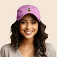 thumbnail image 3 of Dalix Pineapple Embroidered Cap Cotton Baseball Summer Cool Dad Hat Mens in Light Pink, 3 of 5