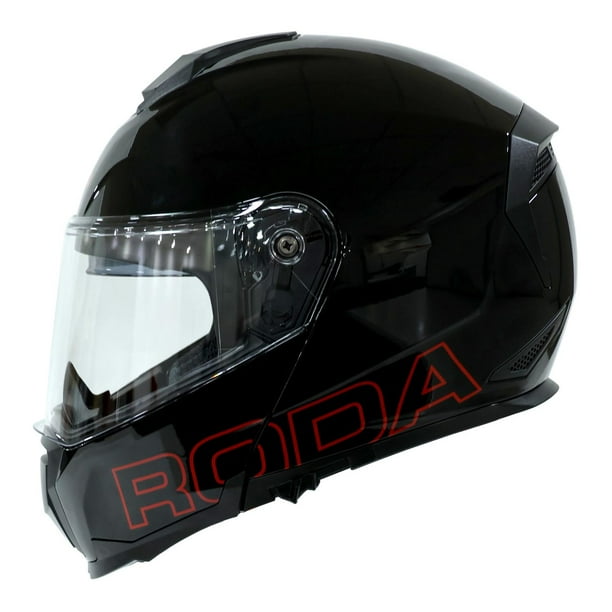 Casco Moto Abatible Roda Negro Talla XL Walmart en línea
