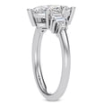 thumbnail image 3 of Eterna Jewel Engagement Wedding Ring - Tia Graduated Design with 2.3 Ct Marquise, Round and Baguette Lab Created Diamonds - 14K White Gold Plated Jewelry for Brides - Wedding Ring with a Modern, 3 of 3
