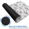 thumbnail image 6 of Long Mouse Pads for Desk,White Cow Milk Jar Pattern Desk Mats on Top Of Desks, Desk Mouse Pad Extra Large with 3mm Non-Slip Base and Stitched Edge for Gaming,Office,Work,Home 47.3"x23.6", 6 of 6