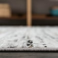 thumbnail image 6 of JONATHAN Y SILK ORCHID 2 x 10 Runner Rug, Loom Strie - Gray/Black, SOR200A-210, 6 of 7