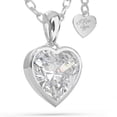 thumbnail image 1 of SERASAR 925 Sterling Silver Necklace "Love" with 18k Gold Plating, Silver, Including Gift box, 1 of 5