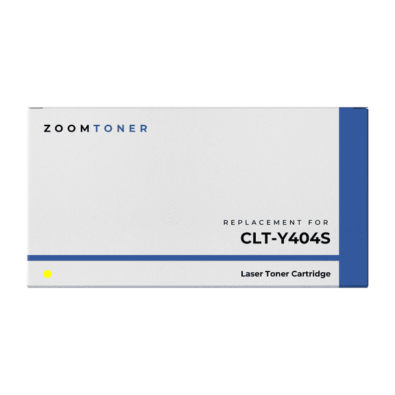 Zoomtoner Compatible with Samsung CLT-Y404S Laser Toner Cartridge - Regular Yield - Yellow