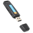 thumbnail image 1 of Grabadora de voz digital USB 2.0 con forma de disco U, unidad flash, mini grabadora de audio, 1 of 15