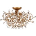 thumbnail image 2 of Currey And Company 9000-1123 Crystal Bud 5 Light 24" Wide Semi-Flush Ceiling Fixture -, 2 of 5