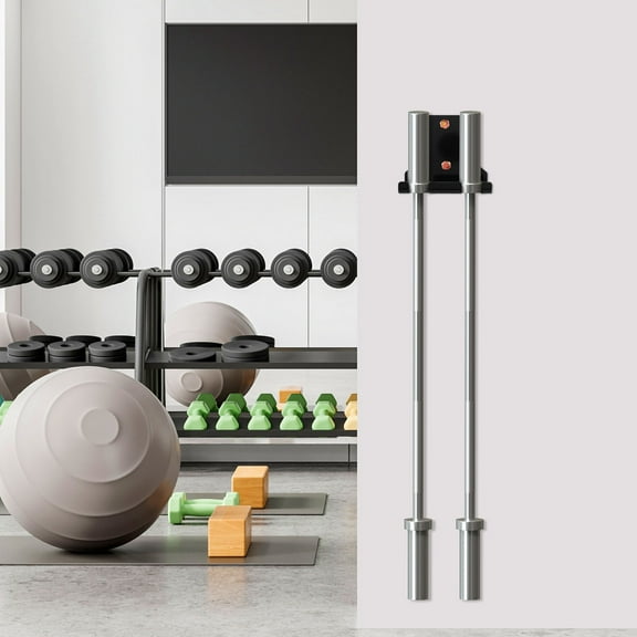 GOOHOCHY Household Storage Stand for Barbell Rod Dumbbell Pole Storage Rack with Screws