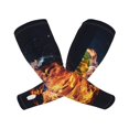 thumbnail image 1 of Fotbe Tennis Ball In Fire1 Mangas para Brazos con Protección Solar UV- Cubrebrazos para Tatuajes – Mangas Deportivas Refrigerantes UPF 50 para Hombre y Mujer, 1 of 7