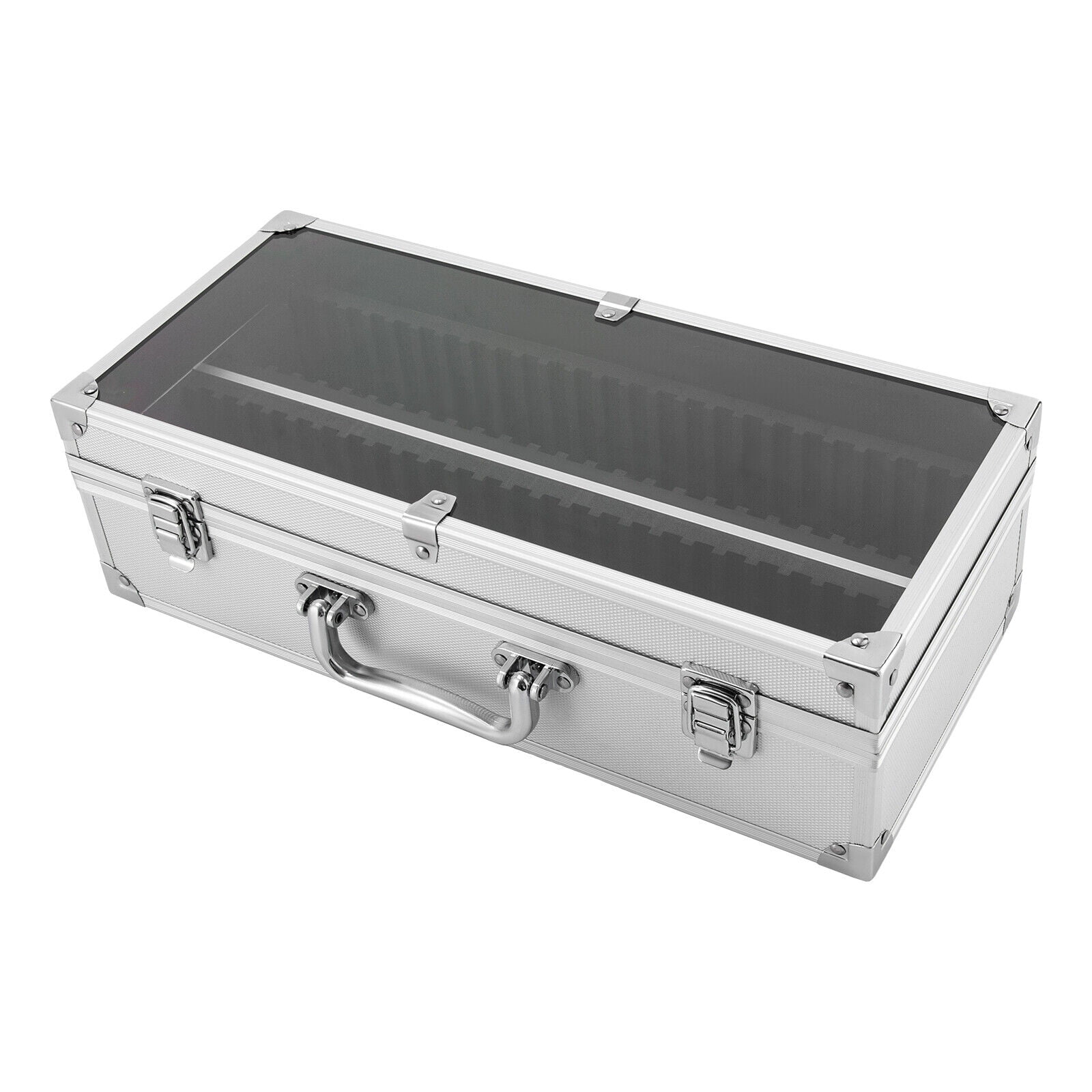 Aluminum Storage & Display Box,Silver Coin Slab Case Holds 50 PCGS NGC ANACS Coin Holders Slabs